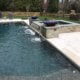 Pool And Spa With Custom Water Feature Reisterstown MD