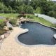 Freeform Pool Paver Deck Landscaping Middletown MD